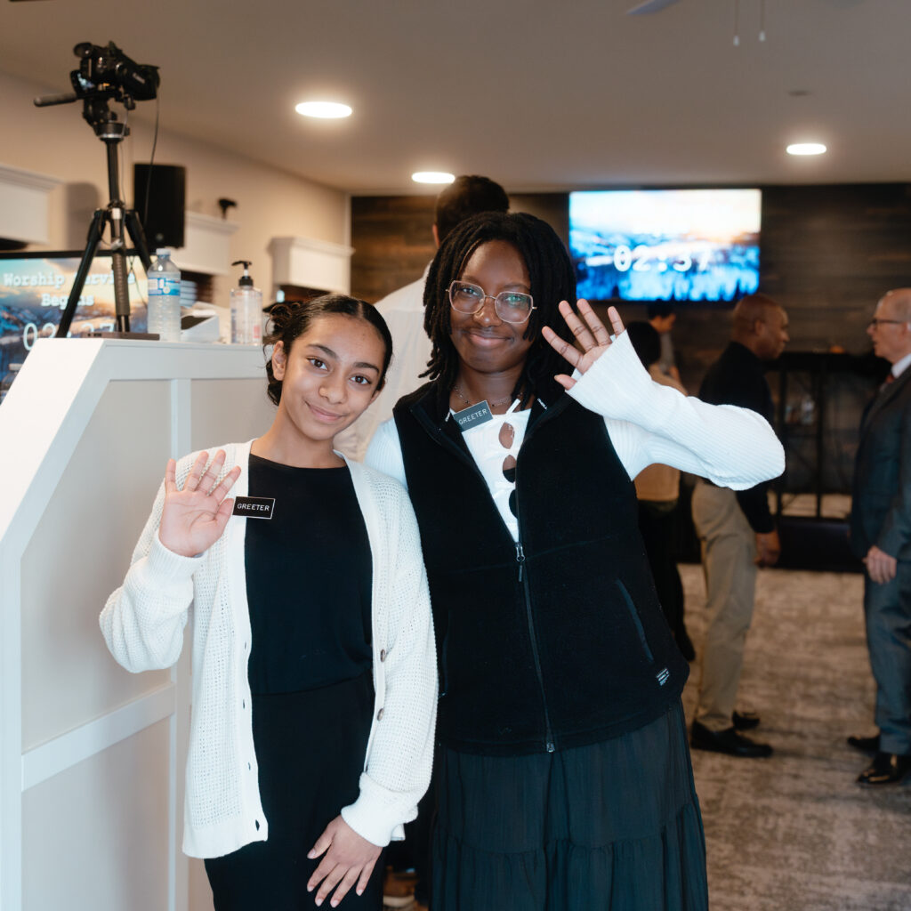 New Life Pentecostal Church Greeters Inviting People Into the Church in Abbotsford BC